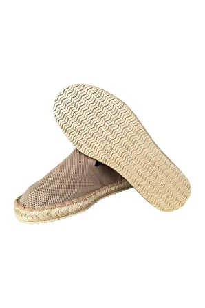 Unisex El Yapımı Triko Espadril KUM