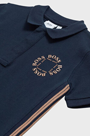 Hugo Boss Çocuk Polo Yaka T Shirt 25L16/849 MARINE