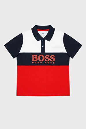 Hugo Boss Çocuk Polo Yaka T Shirt 25L25/Z40 BICOLOR