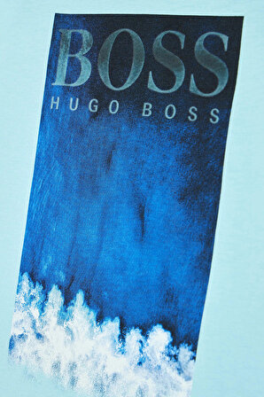 Hugo Boss Çocuk T Shirt 25L05/748 WATER GREEN