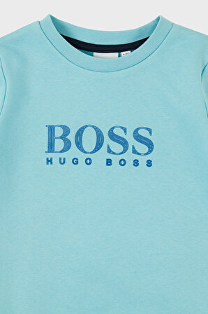 Hugo Boss Çocuk Sweat 25L34/748 WATER GREEN