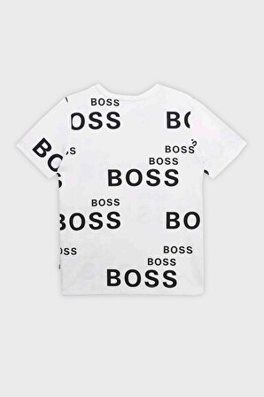 Hugo Boss Çocuk T Shirt 25G95/10B WHITE