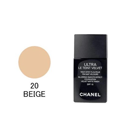 Chanel Ultra Le Teint Velvet Fondöten Spf 15-B20 30 ml