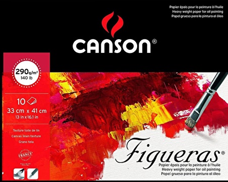 Canson Figueras 33x41cm 10yp 290gr Akrilik & Yağlıboya Resim Blok / 200857222