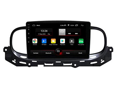 Fiat 500L Android Multimedya Sistemi (2013-2020) 2 GB Ram 32 GB Hafıza 8 Çekirdek Navigatör
