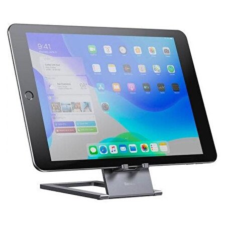 Baseus Katlanabilir Metal Yatay Dikey Kullanım Masaüstü Telefon Standı Ve Tablet Standı Telefon Tutucu