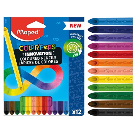 Maped Color Peps Infinity Kuru Boya 12 Li 86160001