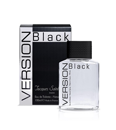 Jacques Saint Pres Version Black EDT Çiçeksi Erkek Parfüm 100 ml  