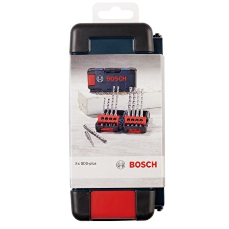 Bosch Sds Plus Kırıcı Delici Uç Seti 8"Li 