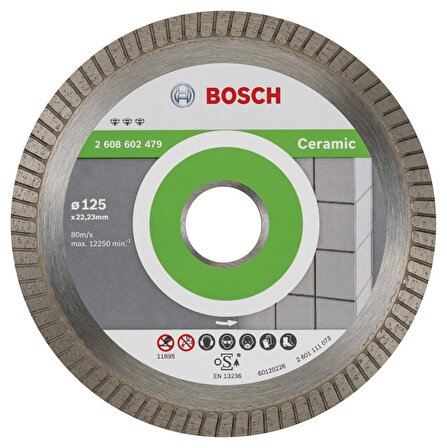 Bosch Best for Ceramic Extraclean Turbo 125 mm