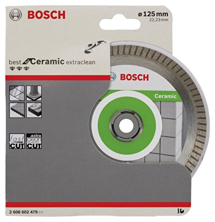 Bosch Best for Ceramic Extraclean Turbo 125 mm