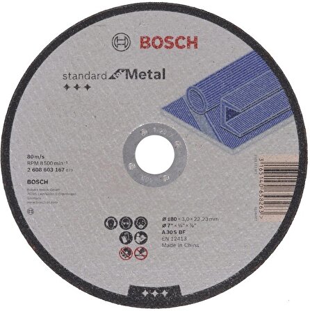 Bosch Kesme Diski 180x3mm Metal
