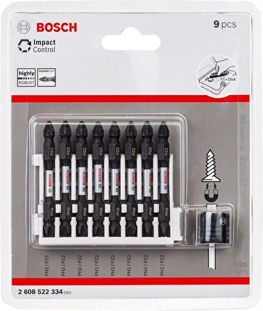 Bosch Impact Ctrl ÇiftTaraf 8'liPH2-PZ2,65mm/M