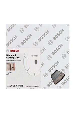 Bosch Elmas Kesme Diski Eco For Universal Segmanlı 125x22,23 mm (10 Adet) 260861
