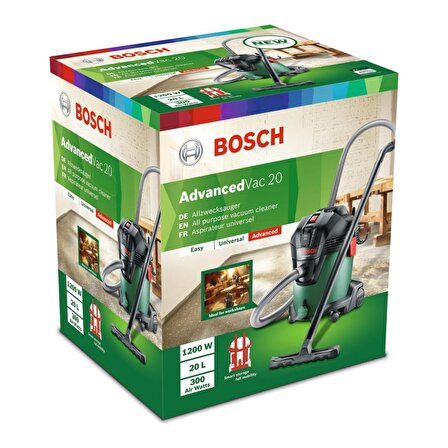 Bosch Advancedvac 20 1200 W Toz Torbalı Süpürge