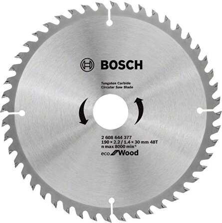 Bosch Eco For Wood 190X30 48 Diş Ahşap Testere