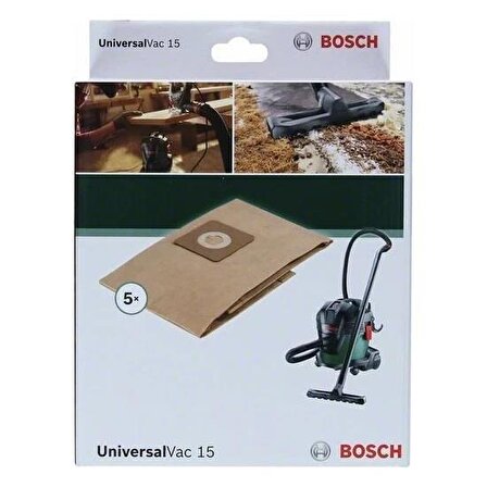Bosch UniversalVac 15 Süpürge Toz Torbası 5li Pk