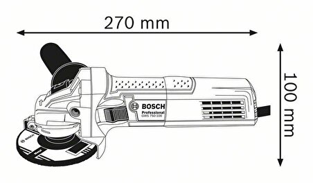 Bosch GWS 750 S Avuç Taşlama 750 W