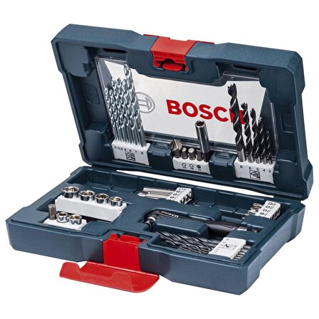 Bosch GSB 550 Mavi Matkap + X-Line 41 Parça Delme&Vidalama Seti