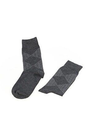 Erkek Bambu Çorap 3'lü Gri & Socks for Men