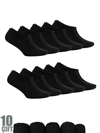 TEET Patik Sneaker Pamuklu Erkek Çorap 10 Çift 40-45 Numara