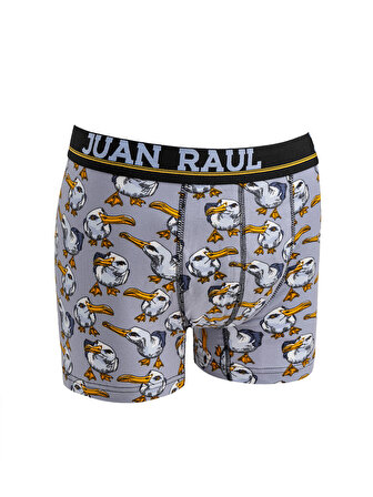 TEET Juan Raul Erkek Boxer Pamuklu Desenli 4'lü Premium Set