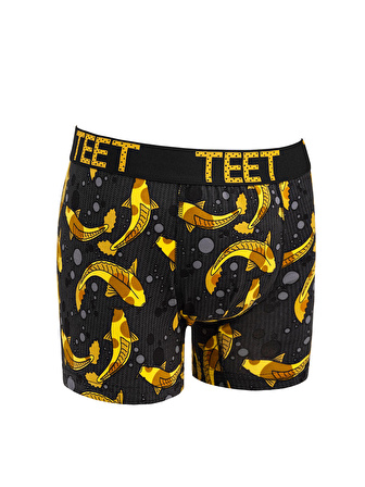 TEET Erkek Boxer Pamuklu Desenli DeLuxe 5'li Set