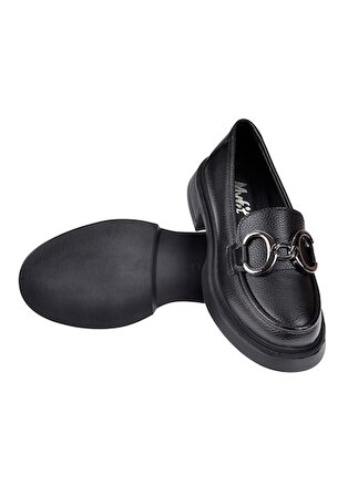 Myfit 1007 Kadın Tokalı Poli Taban Casual Ayakkabı Siyah