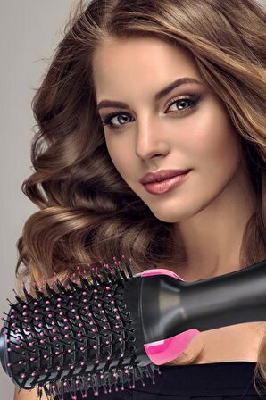 Hair Dryer And Styler Kurutmalı Saç Şekillendirici Tarak Saç Düzleştirici Tarak
