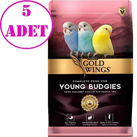 Gold Wings Premium Yavru Muhabbet Yemi 1Kg 5 AD