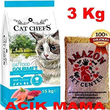 Cat Chefs Gourmet Kedi Maması Açık 3 Kg