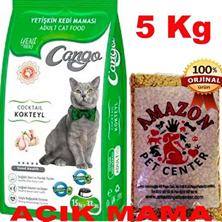 Cango Kedi Maması Kokteyl Açık 5 Kg
