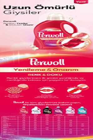 Perwoll Renk Koruma Renkliler için Sıvı Deterjan 50 Yıkama 3 lt