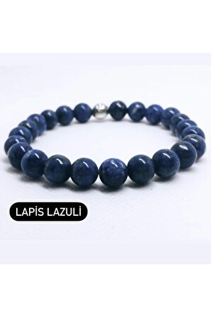 Orjinal Lapis Lazuli Bileklik Gece Taşı Doğal Taş Bileklik