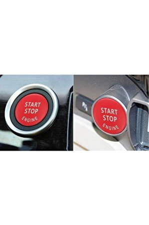Bmw E90 Start Stop Düğmesi E60 Start Stop Düğmesi E87 X3 X5 Kırmızı