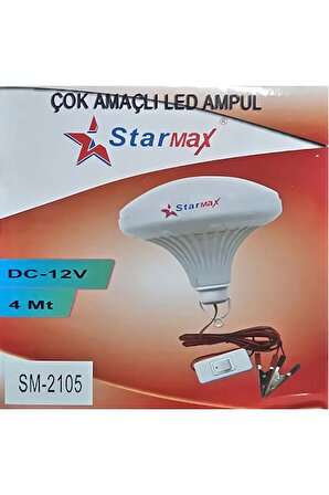 Starmax Dc-12 V 24w 4 Mt Led Ampül 2 Adet