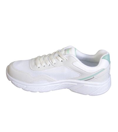 KİNETİX Kadın Beyaz Lila Fileli Sneaker Spor Yürüyüş Ayakkabısı
