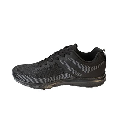 LUMBERJACK Erkek Gri Siyah Örgü Sneaker Spor Yürüyüş Ayakkabısı
