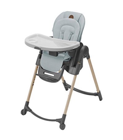 Maxi-Cosi Minla 6'sı Bir Arada  Ahşap Görünümlü Mama Sandalyesi Beyond Grey Eco