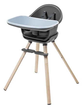 Maxi-Cosi Moa 8’i Bir Arada Çok Fonksiyonlu Mama Sandalyesi Yükseltici Tabure Yazı Masası Beyond Graphite Eco