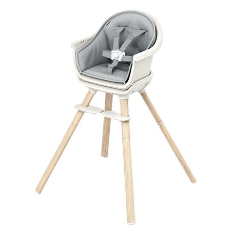 Maxi-Cosi Moa 8’i Bir Arada Çok Fonksiyonlu Mama Sandalyesi Yükseltici Tabure Yazı Masası Beyond White Eco
