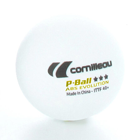 Cornilleau P-Ball ABS Evolution ITTF Onaylı 3 Yıldız 3 lü Beyaz Masa Tenisi Topu