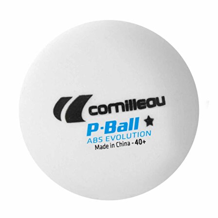 Cornilleau P-Ball ABS Evolution 1 Yıldız 72 li Masa Tenisi Topu Beyaz