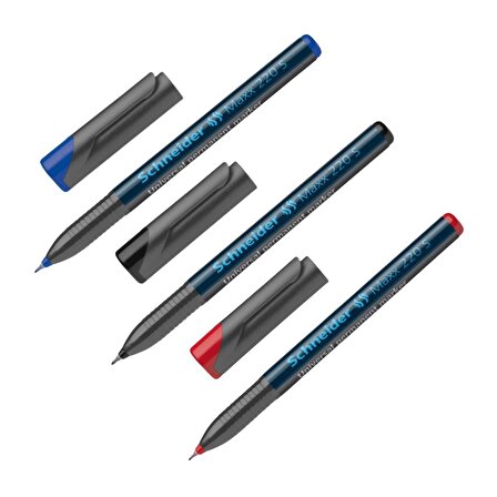 Asetat Kalemi Siyah Mavi Kırmızı S Maxx 220 3 Lü 1 Paket Schneider Kırmızı Siyah Mavi Asetat Kalemi S 3 Lü