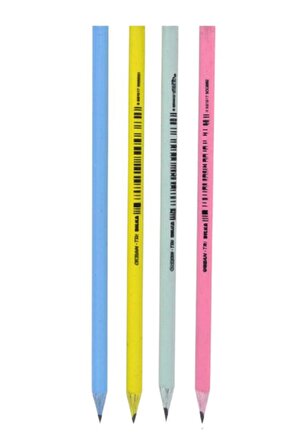Kurşun Kalem 4 Renk Üçgen Pastel Silka Ocean Üçgen Pastel Kurşun Kalem 1 Paket