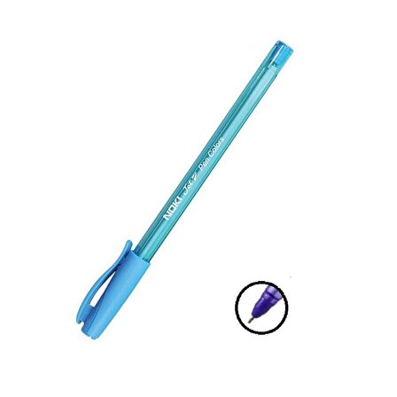 Renkli Tükenmez Jet Ball Pen 1.0 Mm 4 Adet ( Pembe - Açık Mavi -Açık Yeşil - Mor )