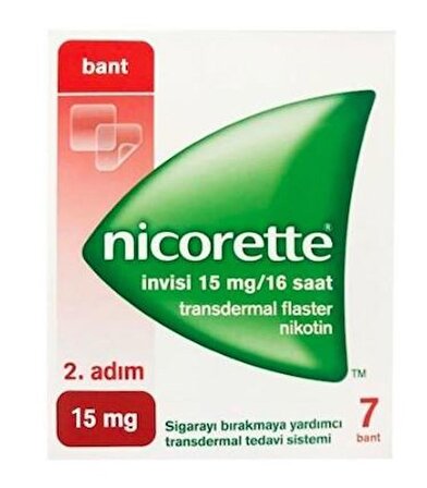 Nicorette Invisi 2. Adım 15 MG Nikotin Bandı 7'li