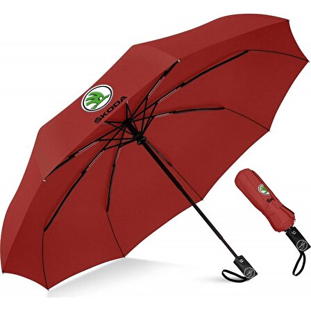 He”y”diye SKODA (UDF50+ Güneş / Yağmur)  Otomatik Açılır Şemsiye