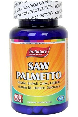 Trunature Saw Palmetto Complex 450 mg 100 Kapsül