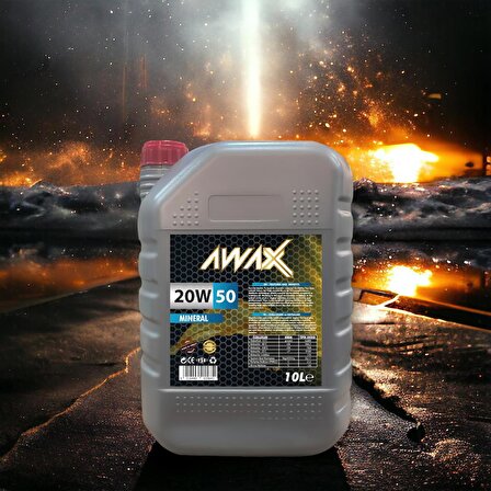 Awax 20W-50 Motor Yağı 10 L